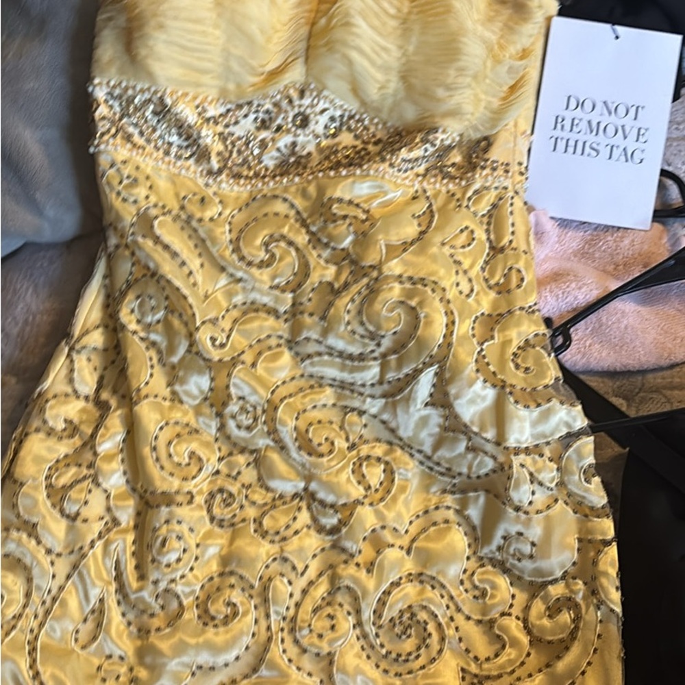 Sue Wong Yellow Dress!